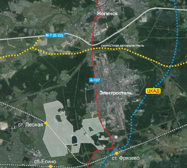 Продажа земельных участков от 5 Га, Горьковское  шоссе, 40 км от МКАД